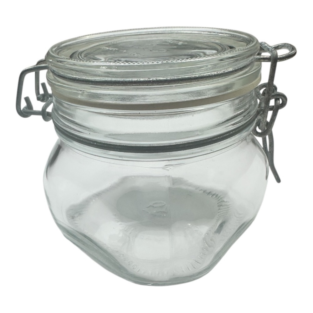 Vintage Bormioli Rocco Fido Jar 1/2 L Swing Top Glass